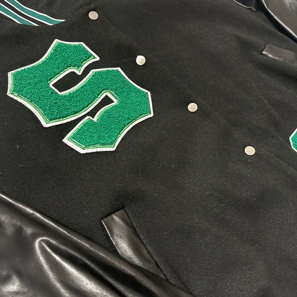 Black Varsity Jacket - Picture 2 of 6